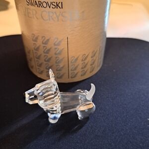 Swarovski Scottish Terrier Scottie Dog in box.